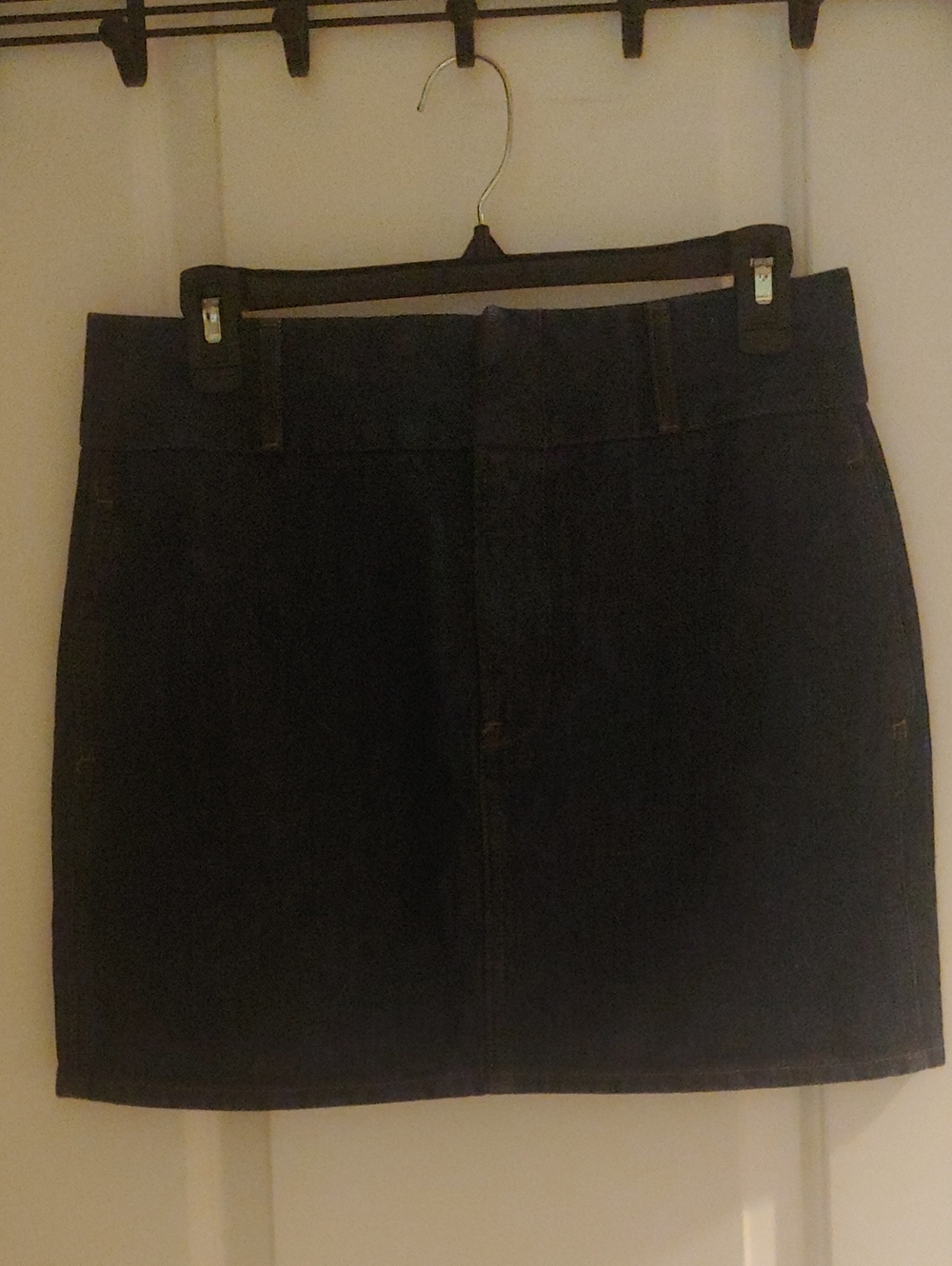 EXPRESS Classic Dark Blue Denim Mini Skirt